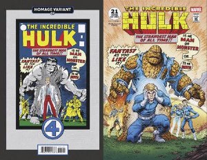 Incredible Hulk #21 Nauck Homage Variant