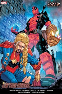Captain Marvel #10 Deadpool Kills Variant