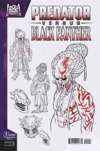 Predator vs Black Panther #1 Allen Design Variant