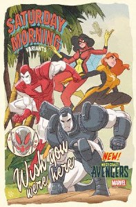 West Coast Avengers #1 Saturday Morning Variant