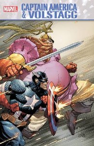 Captain America &amp; Volstagg #1 25 Copy Leinil Yu Variant