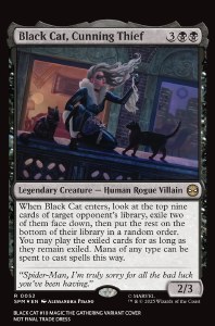 Black Cat #10 Pisano Magic the Gathering Variant