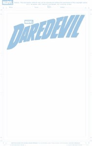 Daredevil #1 Blank Sketch Variant