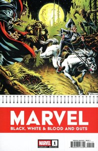 Marvel Black White &amp; Blood and Guts #1 50 Copy Brunner Hidden Gem Variant