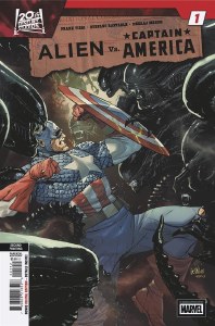 Alien vs Captain America #1 2nd Ptg