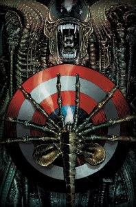 Alien vs Captain America #1 2nd Ptg 25 Copy Panosian Variant