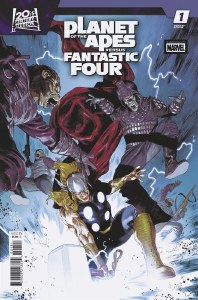 Planet of the Apes vs Fantastic Four #1 Mobili Variant