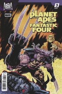 Planet of the Apes vs Fantastic Four #3 Hepburn Variant