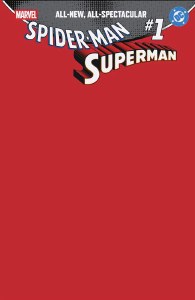 Spider-Man Superman #1 Blank Sketch Variant