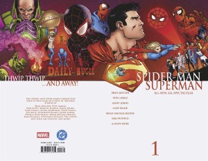 Spider-Man Superman #1 Camuncoli Civil War Homage Variant