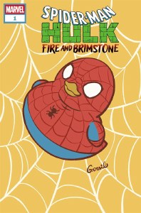 Spider-Man/Hulk Fire And Brimstone #1 Godtail Marvel Duck Variant
