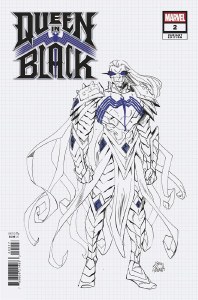 Queen in Black #2 Stegman Design Variant