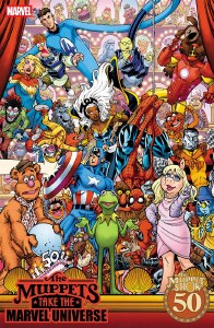 Muppets Take The Marvel Universe #1 Todd Nauck Muppet Show Homage Variant