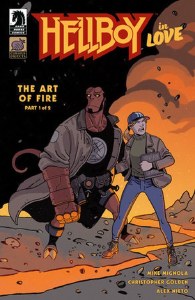 Hellboy in Love Art of Fire #1