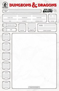 Dungeons &amp; Dragons Total Party Killers #1 Blank Sketch Variant