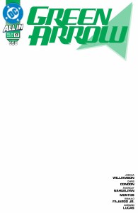 Green Arrow #350 Blank Sketch Variant