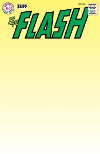 Flash #123 Facsimile Blank Sketch Variant
