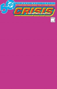 Crisis on Infinite Earths #9 Facsimile Blank Variant