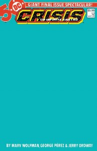 Crisis on Infinite Earths #12 Facsimile Blank Sketch Variant