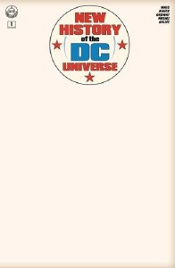 New History of the DC Universe #1 Blank Sketch Variant