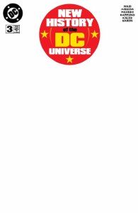 New History of the DC Universe #3 Blank Sketch Variant