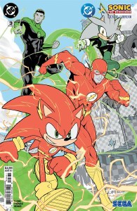 DC x Sonic the Hedgehog Metal Legion #3 Mercer Variant