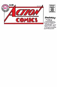 Action Comics #242 Facsimile Blank Sketch Variant