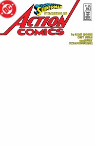 Action Comics #583 Facsimile Blank Sketch Variant
