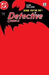 Detective Comics #575 Facsimile Blank Sketch Varian