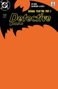 Detective Comics #577 Facsimile Blank Sketch Variant