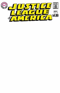 Justice League of America #75 Facsimile Blank Sketch Variant