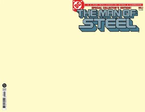 Man of Steel #1 Facsimile Blank Sketch Variant