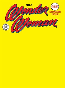 Wonder Woman #1 Facsimile Blank Sketch Variant