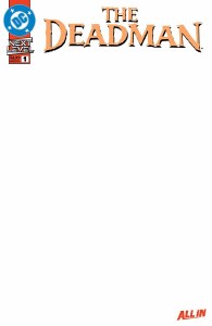 Deadman #1 Cvr F Blank Card Stock Variant