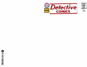Detective Comics #298 Facsimile Blank Sketch Variant
