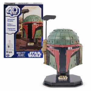 Star Wars 4D Build Boba Fett Helmet 3D Puzzle Model Kit