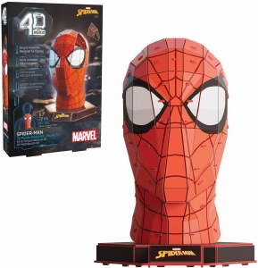 Spider-Man 4D Build Spider-Man Head 3D Puzzle Model Kit