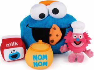 Sesame Street Cookie Monster/Gonger Plush Doll Playset