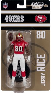 McFarlanes Sportspicks NFL Legends San Francisco 49ers Jerry Rice Action Figure