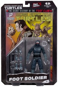 Teenage Mutant Ninja Turtles Page Punchers S1 Foot Soldier Action Figure w/Comic Book