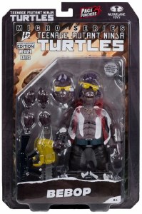 Teenage Mutant Ninja Turtles Page Punchers S2 Bebop Action Figure w/Comic Book