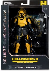 Helldivers II McFarlane Gaming Edition TR-40 Gold Eagle Action Figure