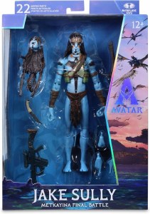 Avatar Fire and Ash McFarlane Collector Edition Jake Sully Metkayina Final Battle 7 In Action Figure