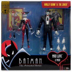 Batman the Animated Series Harley Quinn and the Joker Mad Love Action Figure 2 Pack Gold Label Exclusive