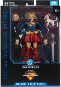 DC Multiverse Deluxe Theatrical Edition Supergirl 2026 Movie Supergirl w/Puppy Krypto Action Figure