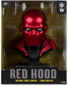 Batman Three Jokers Red Hood 1/3 Cowl Replica