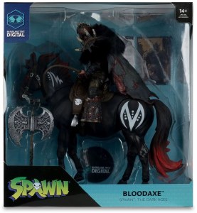 Spawn the Dark Ages Bloodaxe w/Horse Deluxe Action Figure Set