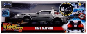 Back to the Future II Light-Up Time Machine 1/24 Die-Cast Vehicle