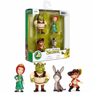 Shrek Wave 1 MetalFigs 2.5 Inch Die-Cast Metal Mini-Figure 4-Pack