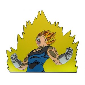 Dragon Ball Z Vegeta 6&quot; Magnetic Glow in the Dark Lapel Pin